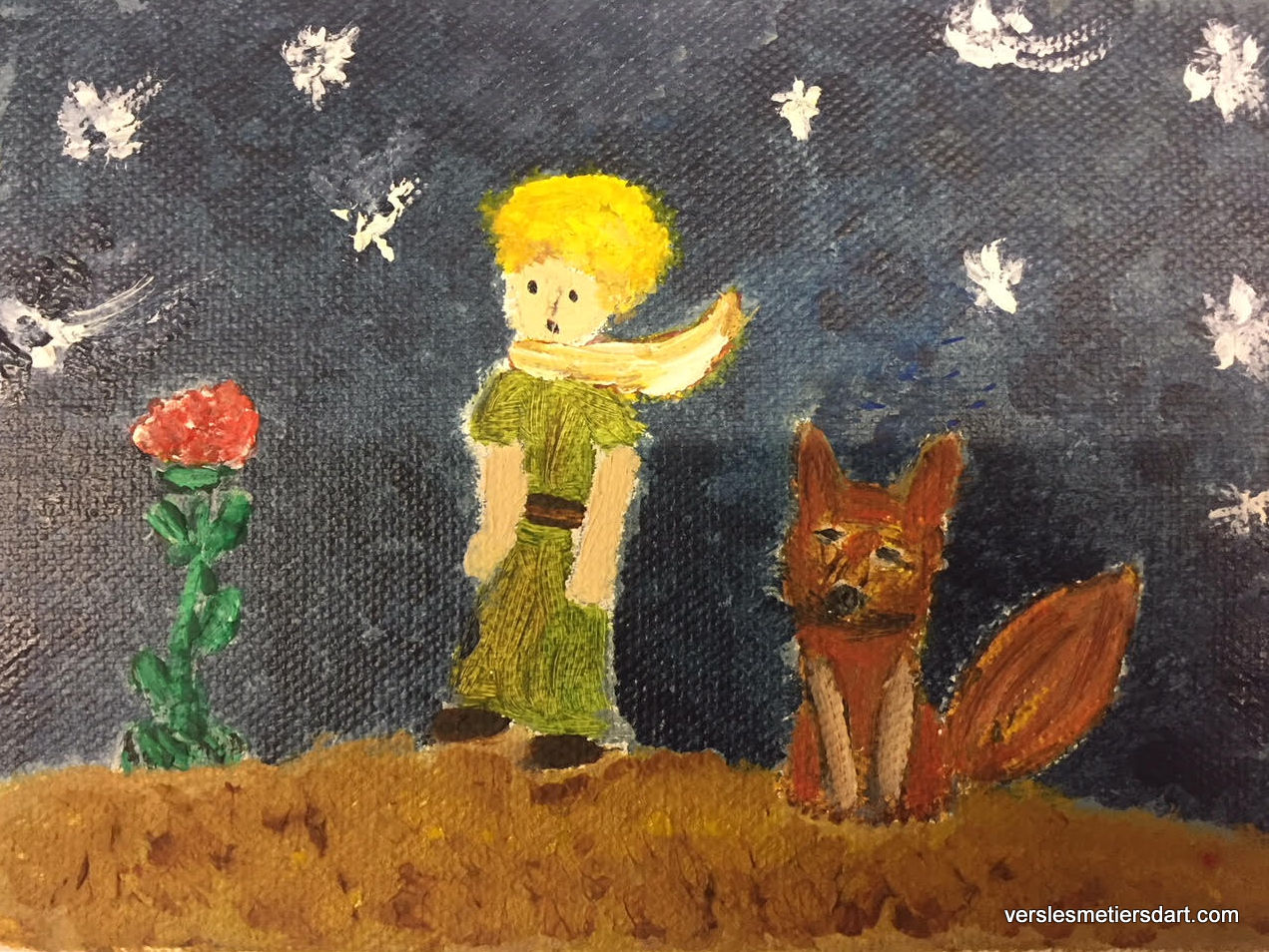 Le Petit Prince, le renard et la rose Le Petit Prince, le renard et la rose